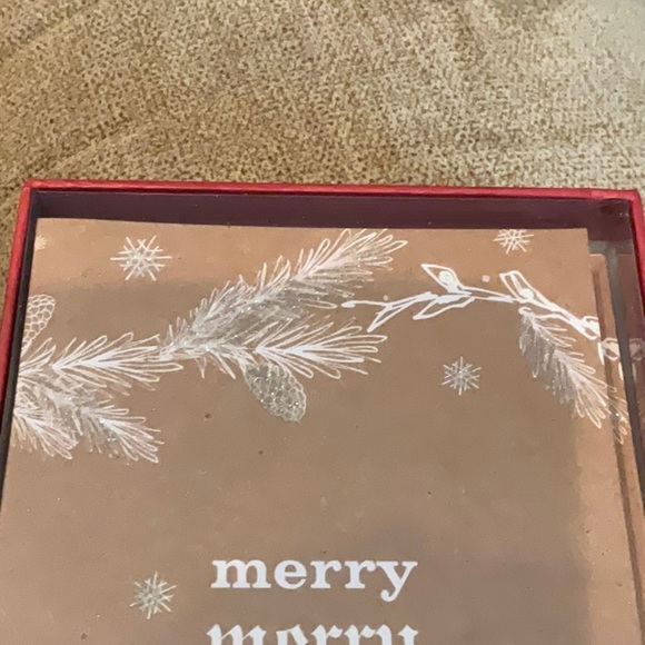 🌸3 for $18🌸 Mara Mi Christmas Cards Glitter Printed Envelopes, NEW, 10 Cards - Picture 2 of 6